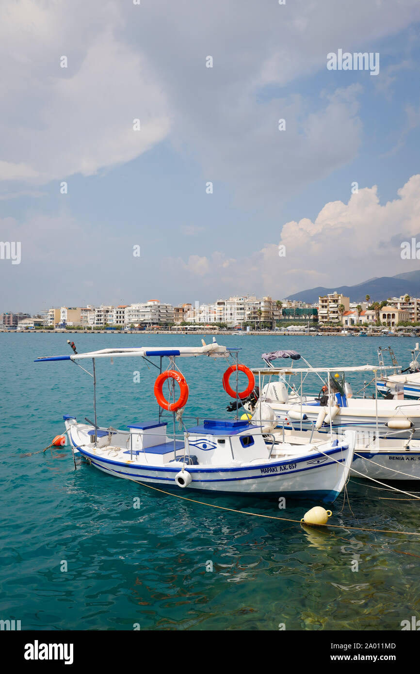 Kalamata, Messinia, Peloponnese, Greece fishing boats port of