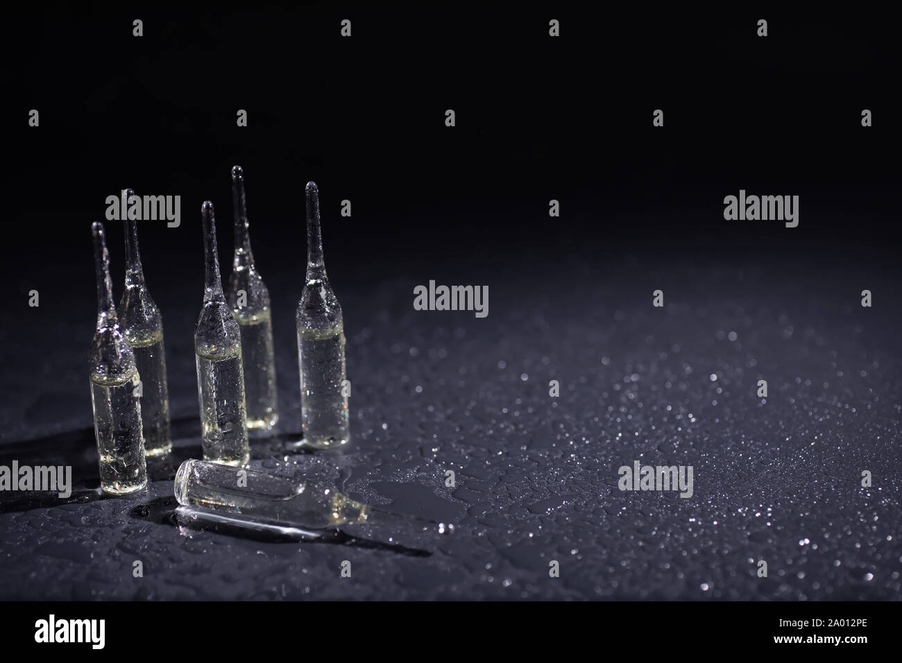 Medical drug ampoules. Medicines for injection Stock Photo Alamy