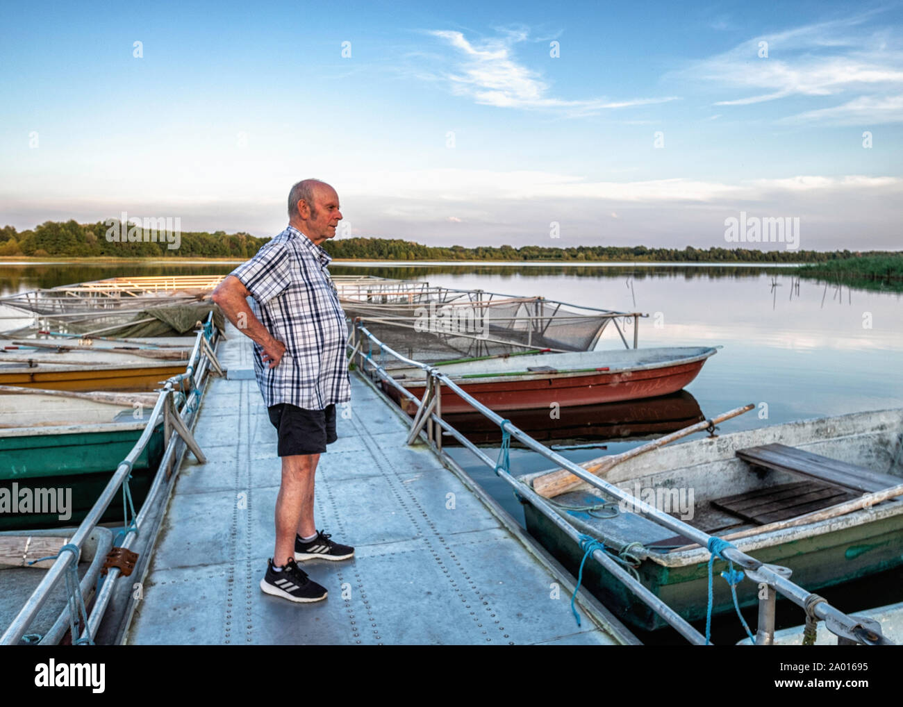 Seefischerei Trellert.Lakeside resort with restaurant serving fresh