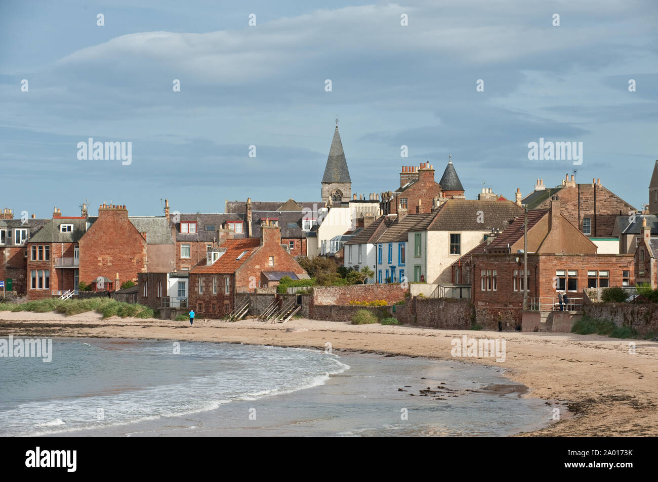 West Bay Beach of North Berwick. SouthEast Scotland Stock Photo Alamy