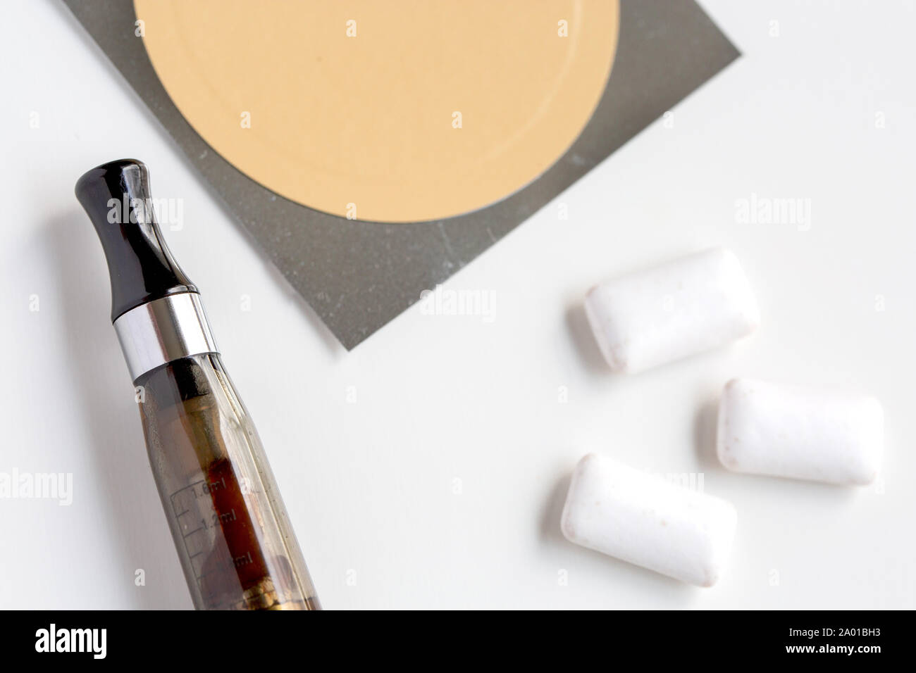 nicotine patch, chewin gum and ecigarette used for smoking cessation