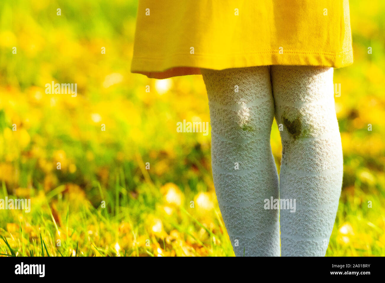 yellow baby stockings