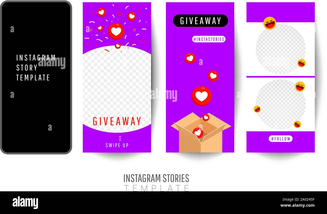 Instagram Giveaway Story Template