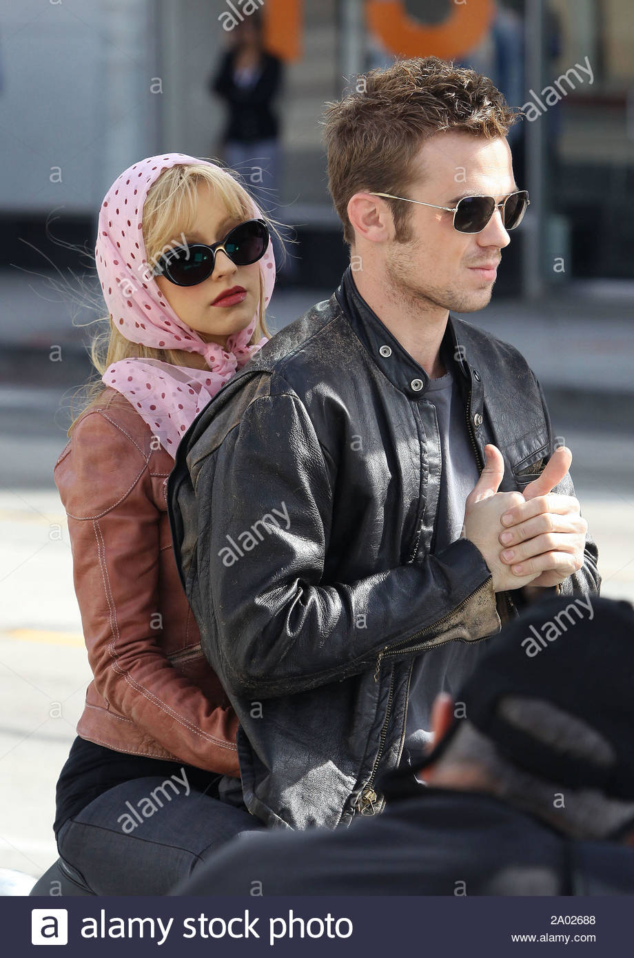 West Hollywood Ca Christina Aguilera And Cam Gigandet Ride A