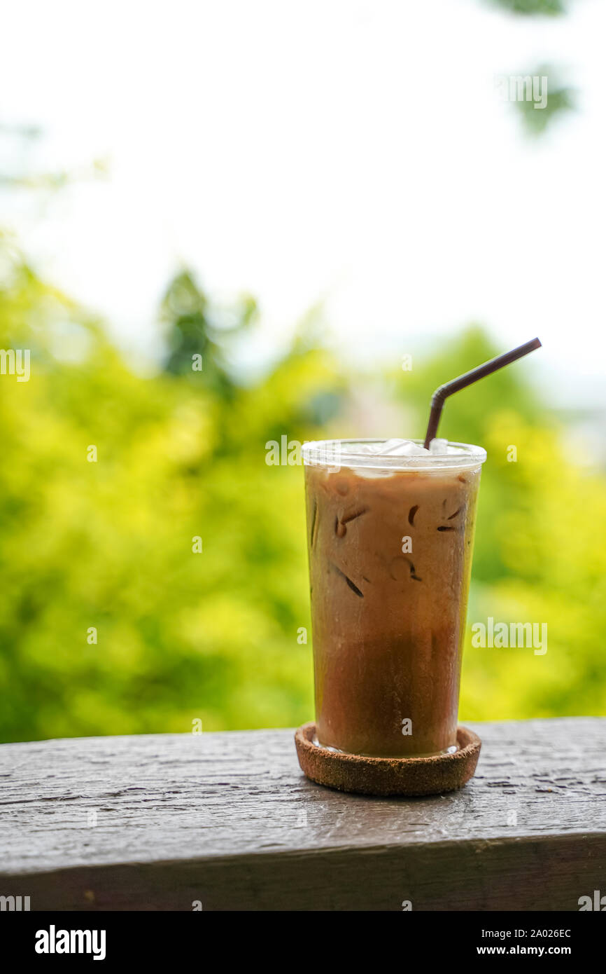 Iced coffee plastic cup Cut Out Stock Images & Pictures - Alamy