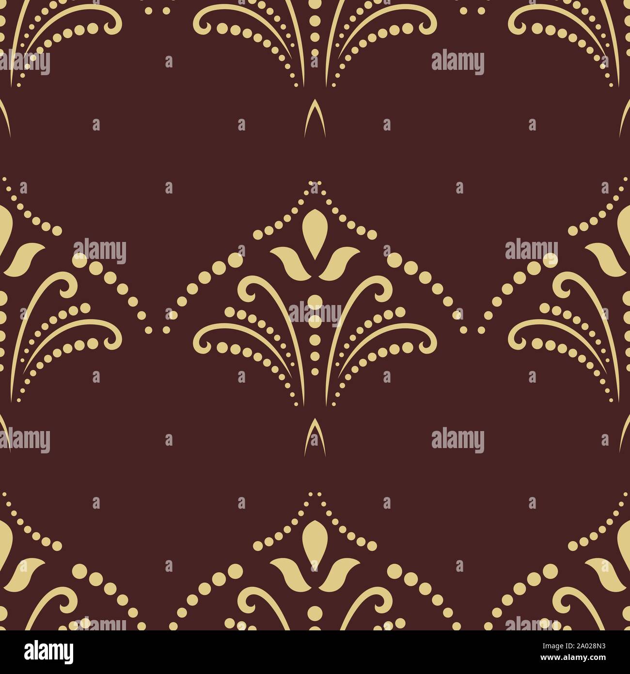 Floral Fine Seamless Vector Pattern Stock Vector