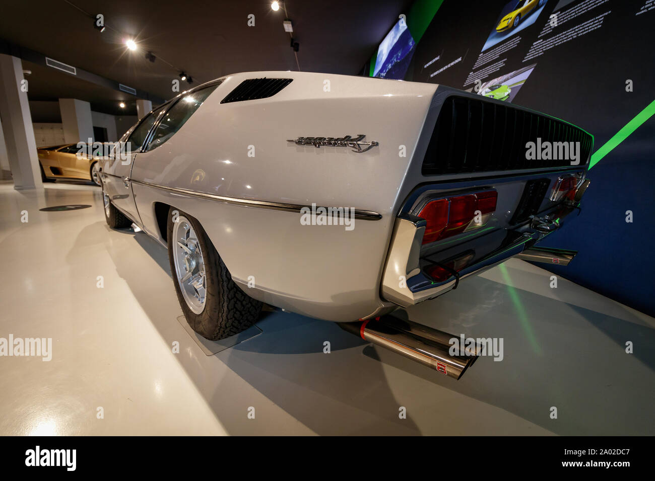 Modena / Italy - February 10 2018: Lamborghini Espada on display in the ...