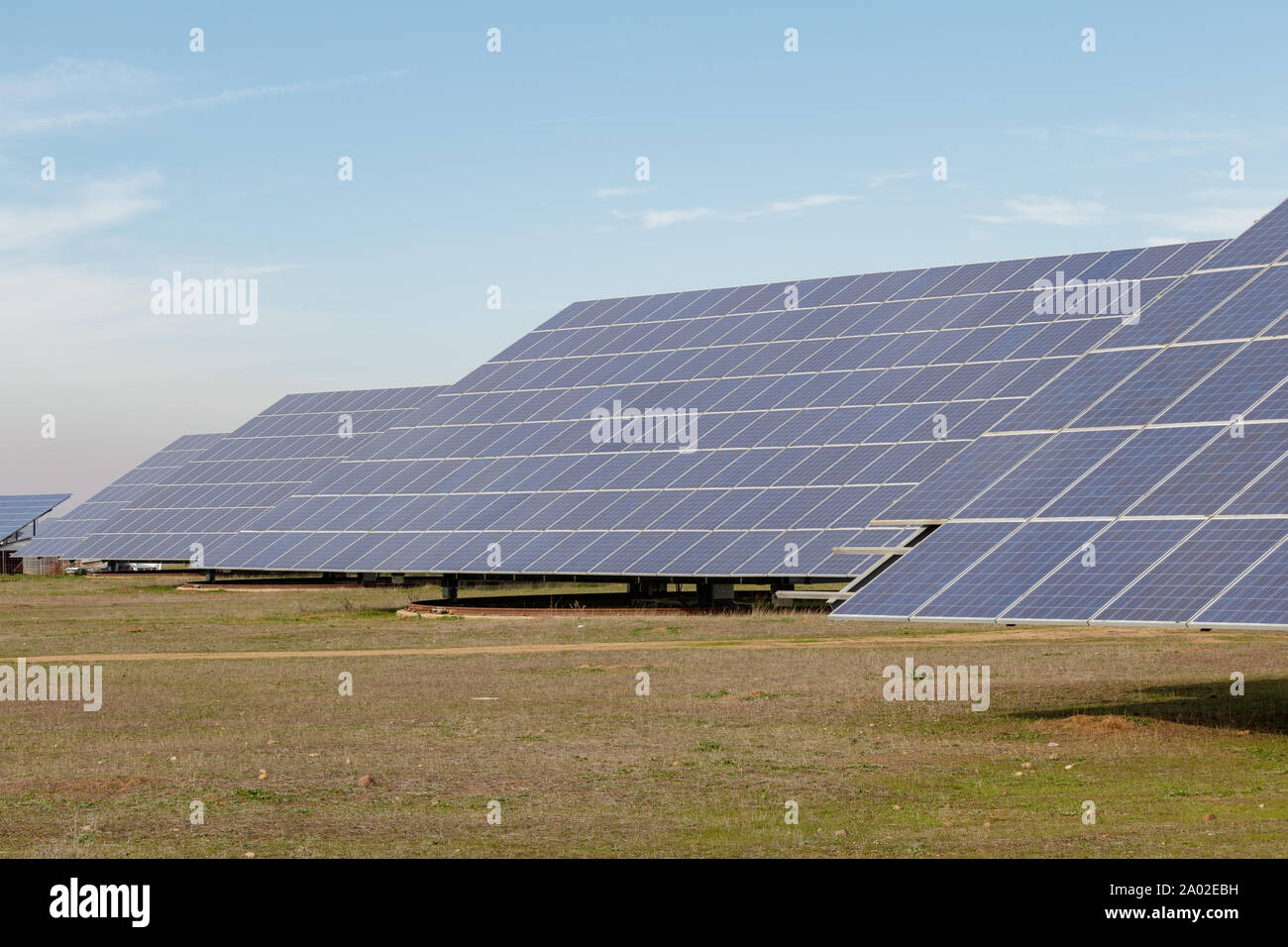 Massive solar array in Spain Stock Photo - Alamy
