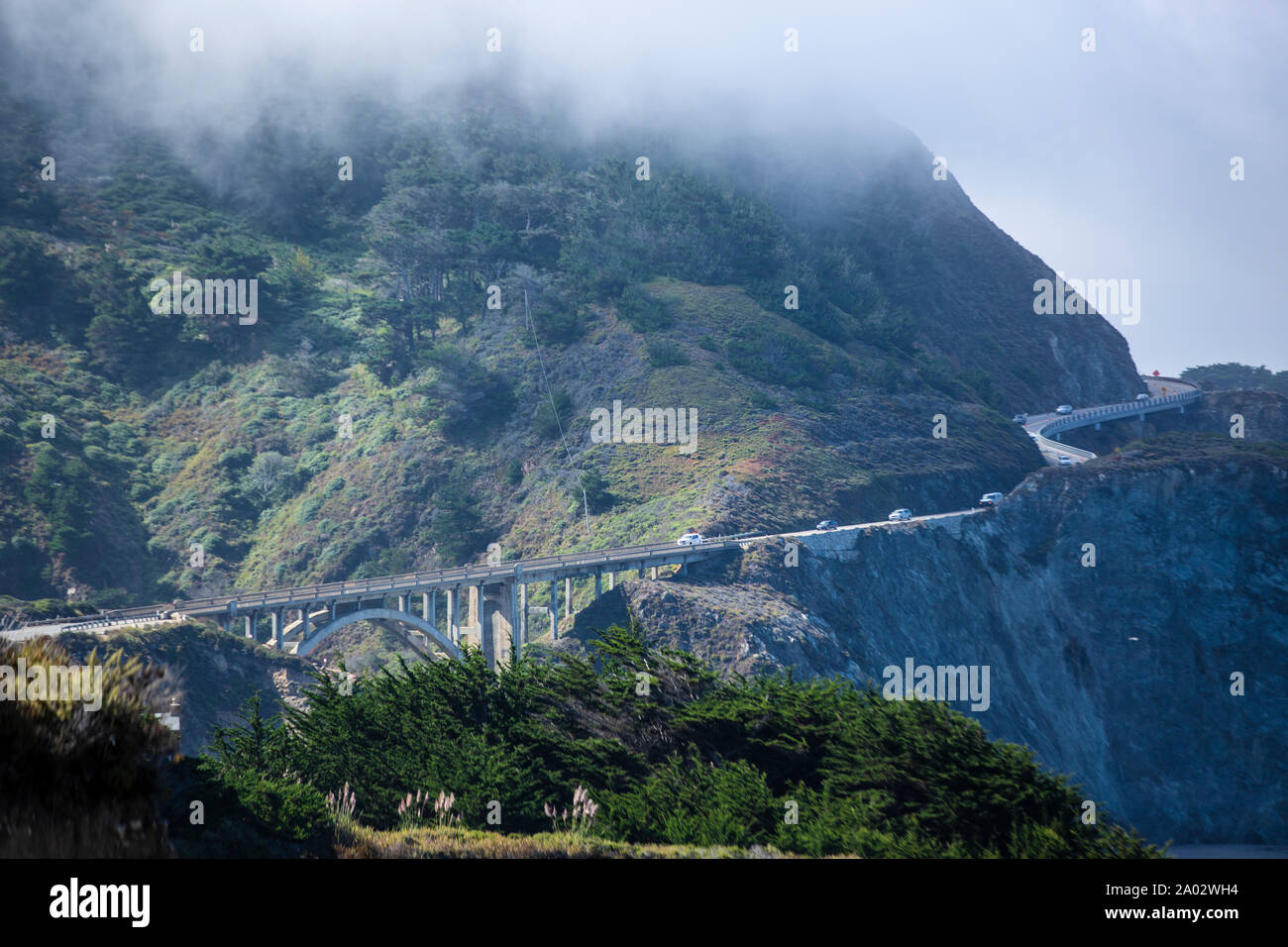 Highway Nr. 1 Big Sur California Central Coast Stock Photo - Alamy