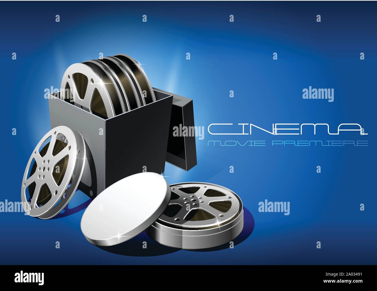 Movie Opening Night Stock Vector Images Alamy