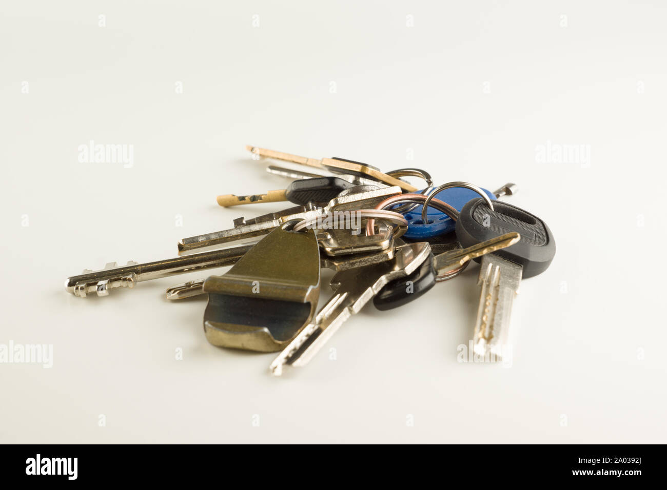 Different house keys isolated on hi-res stock photography and images ...