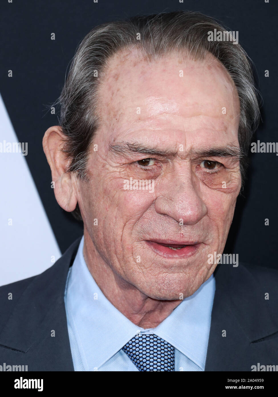 HOLLYWOOD, LOS ANGELES, CALIFORNIA, USA - SEPTEMBER 18: Actor Tommy Lee Jones arrives at the Los Angeles Premiere Of 20th Century Fox's 'Ad Astra' held at ArcLight Cinemas Hollywood Cinerama Dome on August 18, 2019 in Hollywood, Los Angeles, California, United States. (Photo by Xavier Collin/Image Press Agency) Stock Photo