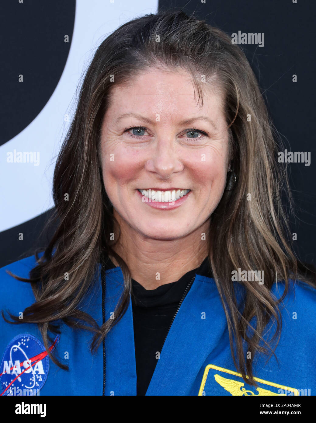 Hollywood, United States. 18th Sep, 2019. HOLLYWOOD, LOS ANGELES, CALIFORNIA, USA - SEPTEMBER 18: Dr. Tracy Caldwell Dyson arrives at the Los Angeles Premiere Of 20th Century Fox's 'Ad Astra' held at ArcLight Cinemas Hollywood Cinerama Dome on August 18, 2019 in Hollywood, Los Angeles, California, United States. (Photo by Xavier Collin/Image Press Agency) Credit: Image Press Agency/Alamy Live News Stock Photo