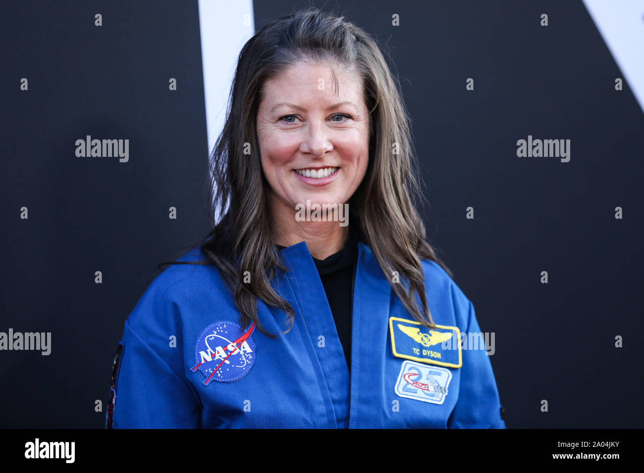 Hollywood, United States. 18th Sep, 2019. HOLLYWOOD, LOS ANGELES, CALIFORNIA, USA - SEPTEMBER 18: Dr. Tracy Caldwell Dyson arrives at the Los Angeles Premiere Of 20th Century Fox's 'Ad Astra' held at ArcLight Cinemas Hollywood Cinerama Dome on August 18, 2019 in Hollywood, Los Angeles, California, United States. (Photo by Xavier Collin/Image Press Agency) Credit: Image Press Agency/Alamy Live News Stock Photo