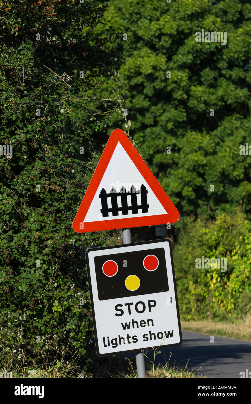 Level Crossing Road Sign High Resolution Stock Photography And Images Alamy Level Crossing Road Sign High Resolution Stock Photography And Images Alamy