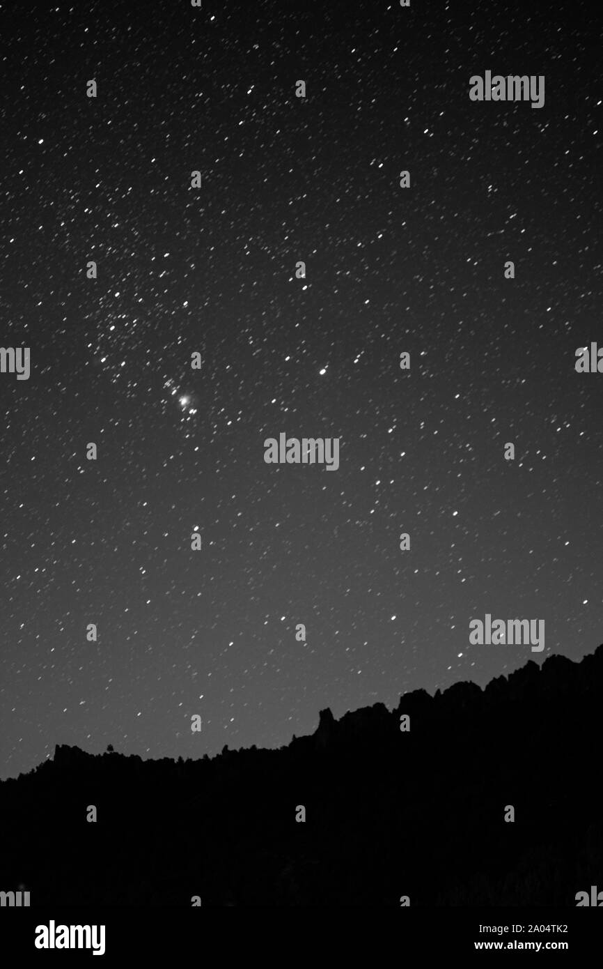 Observatory night sky stars Black and White Stock Photos & Images - Alamy
