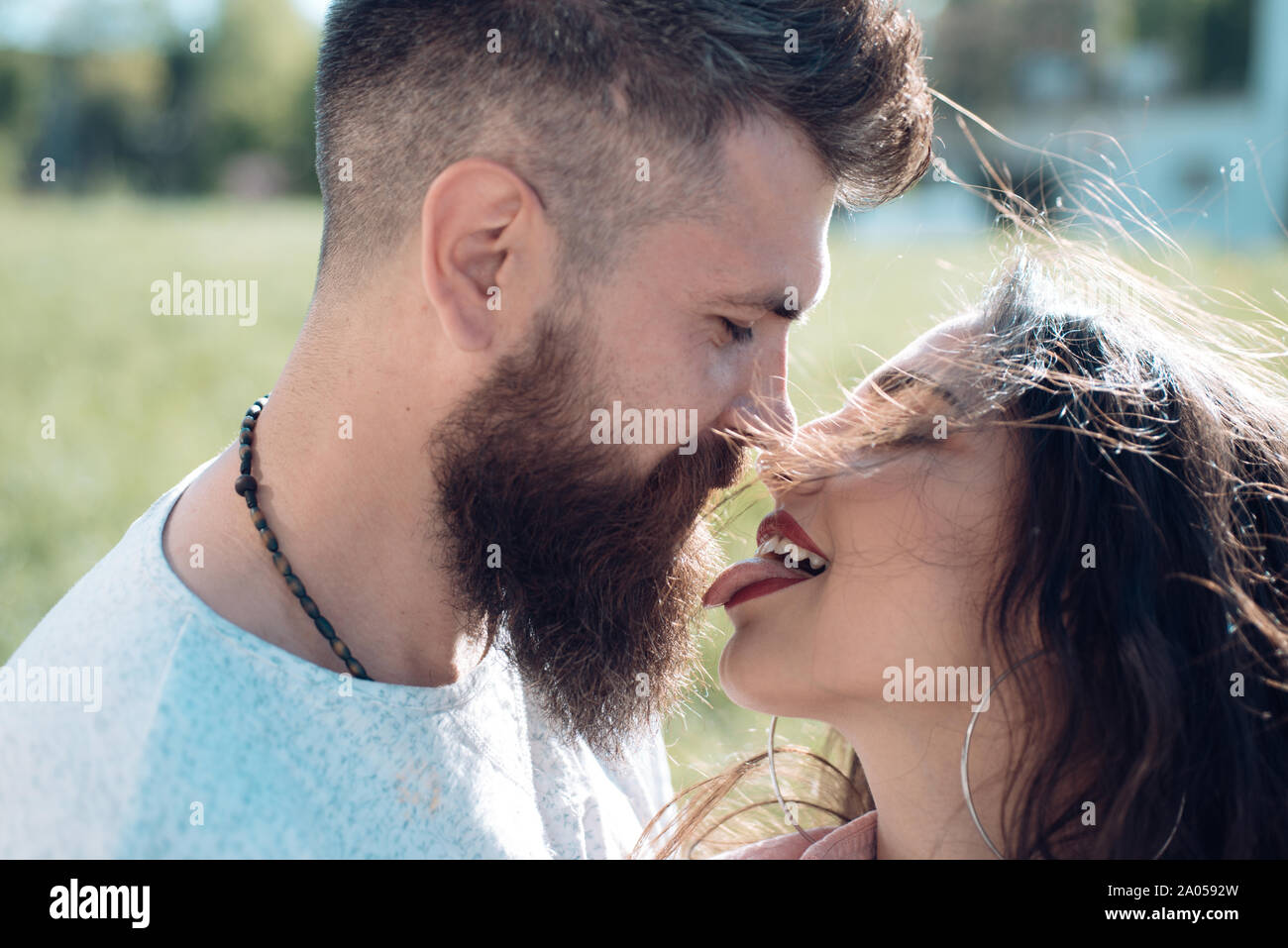 Tongue Kiss High Resolution Stock Photography and Images - Alamy