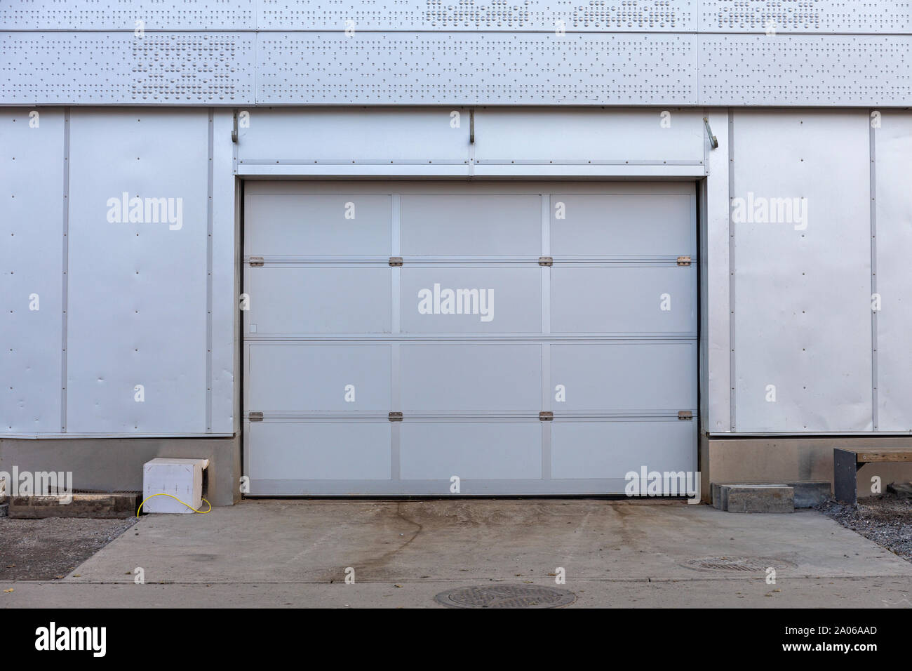 Automatic Garage Door Stock Photos Automatic Garage Door Stock