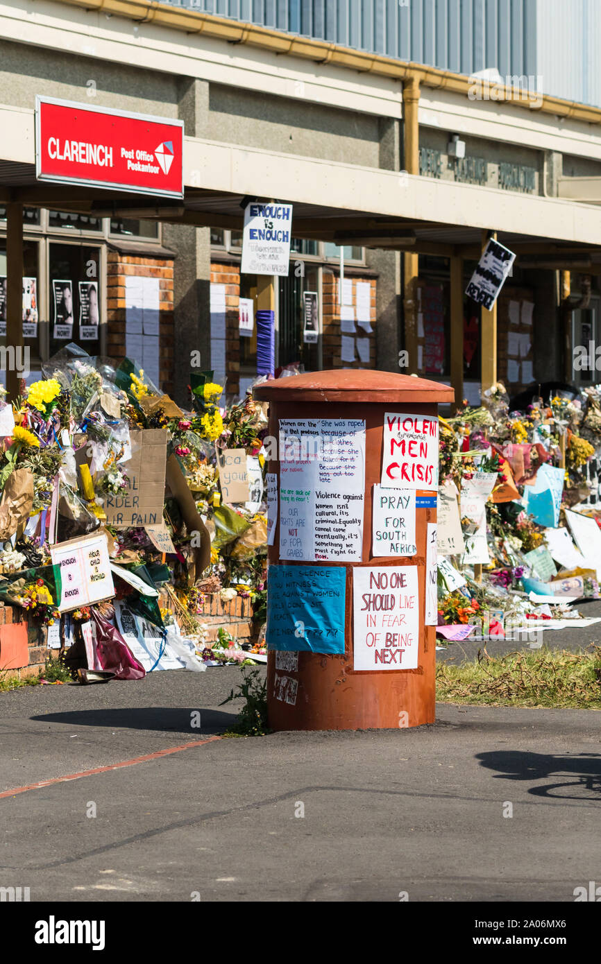 Clareinch post office Cape Town, South Africa where there were flowers