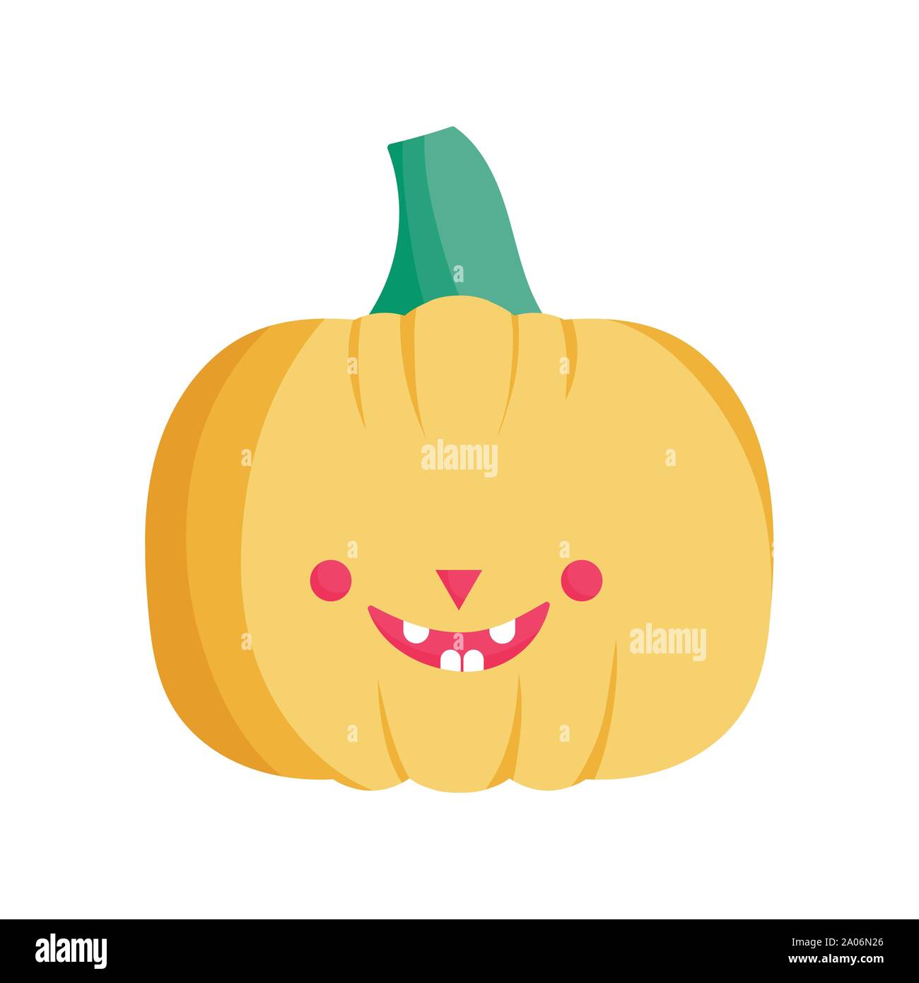 pumpkin icon trick or treat happy halloween vector illustration Stock ...