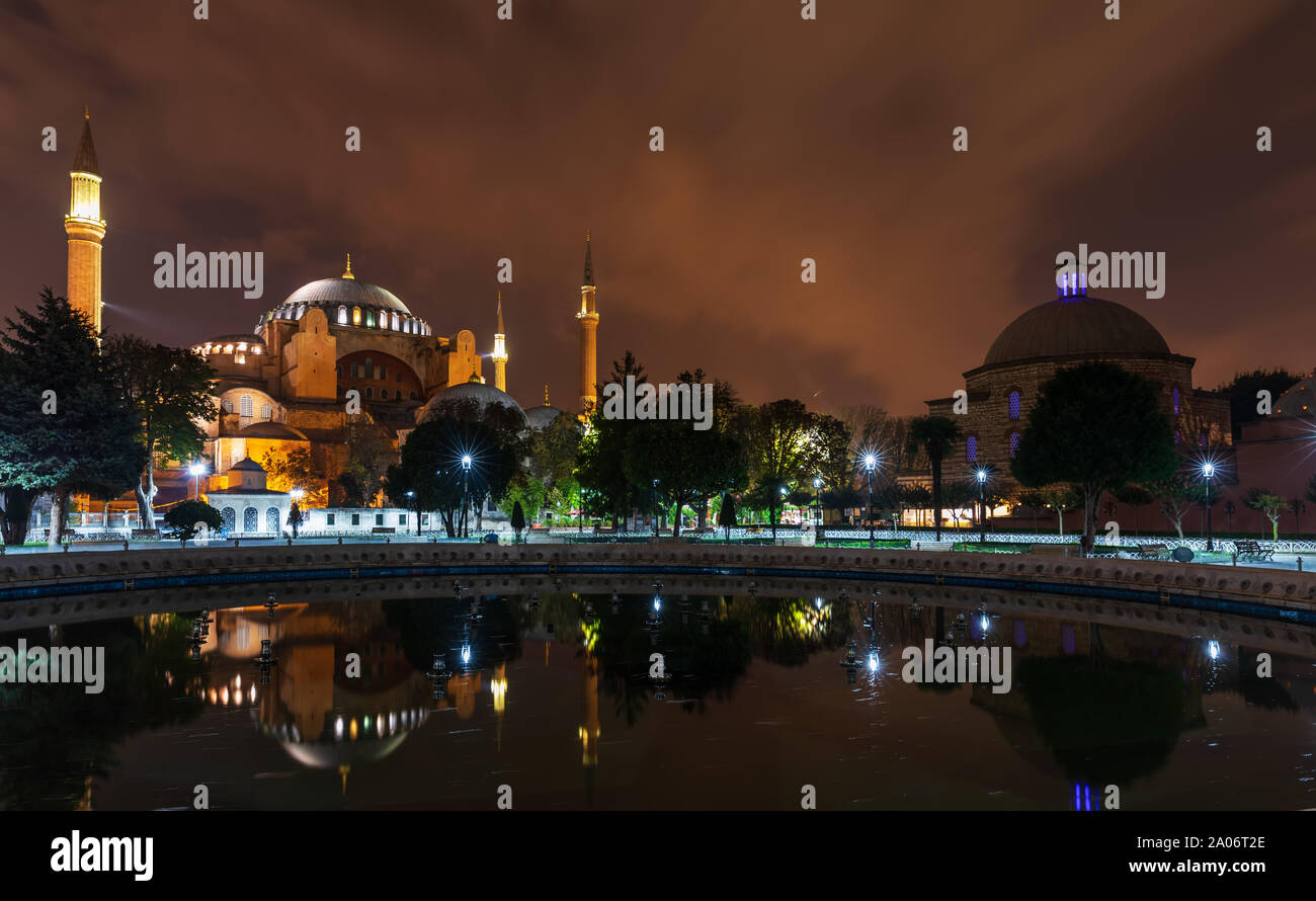 Hagia sophia dawn famous hi-res stock photography and images - Alamy