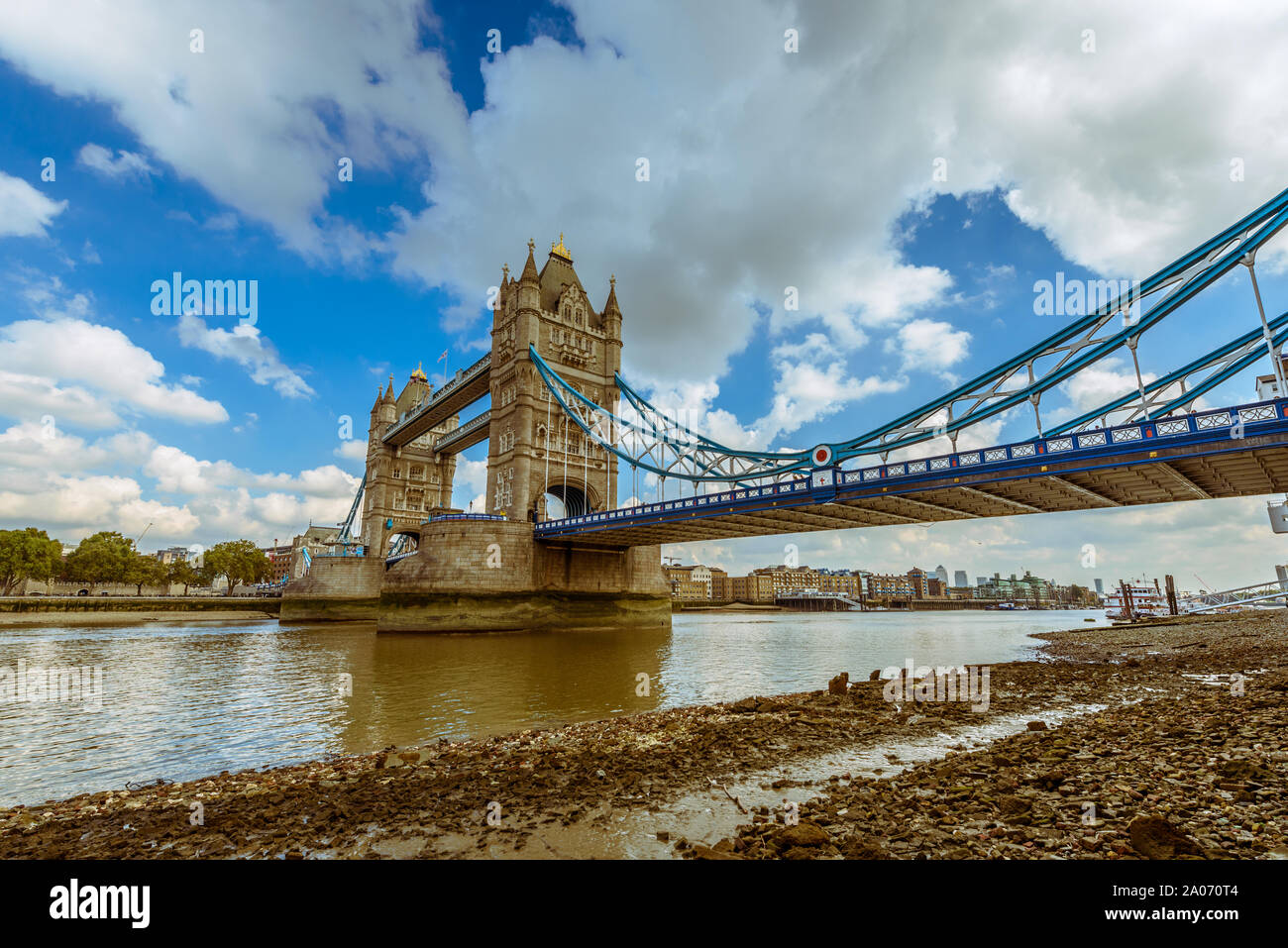 Tower Bridge in London, UK Stock Photo