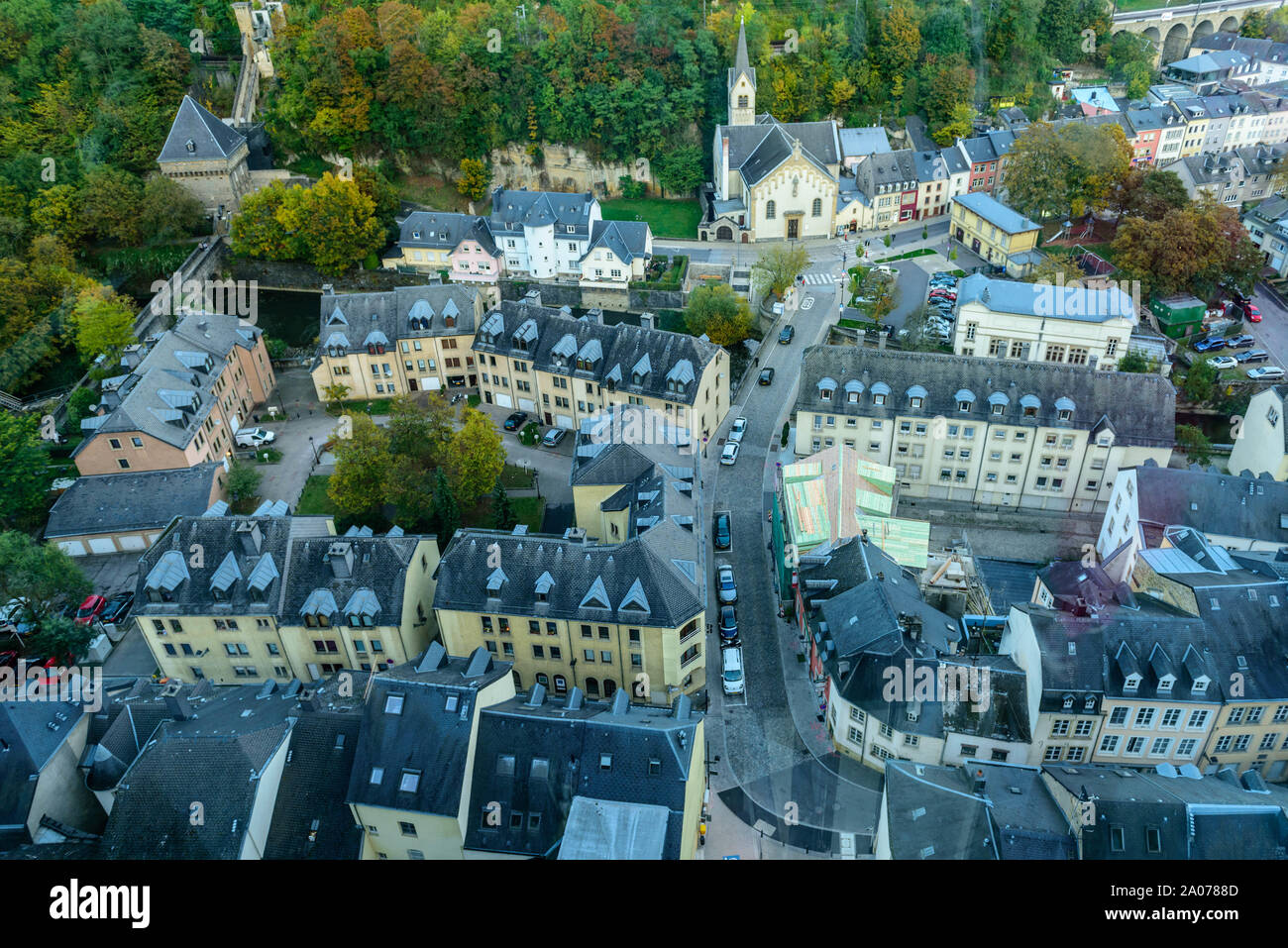 Luxembourg Grund Stock Photo