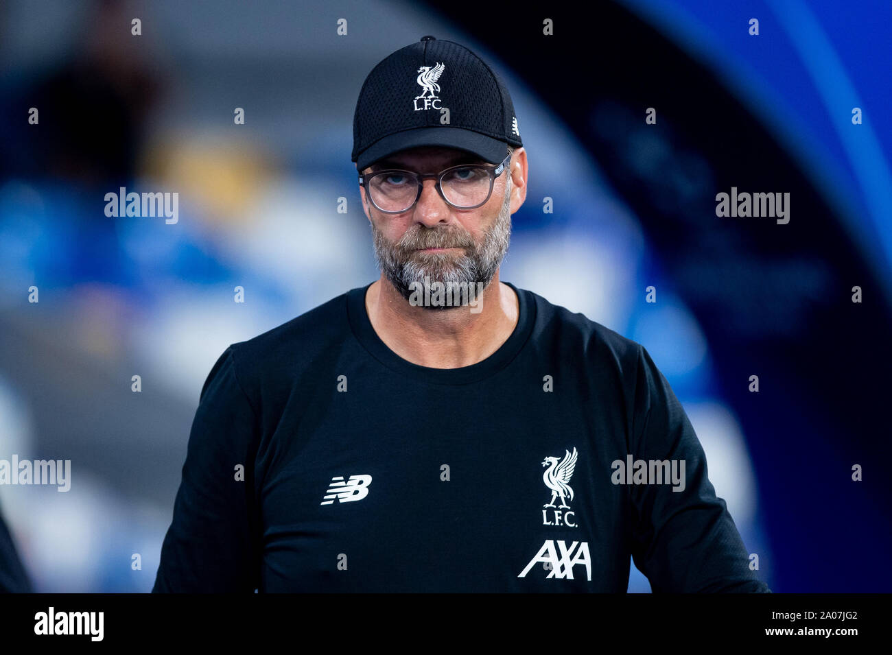 Head Coach of Liverpool Jurgen Klopp during the UEFA Champions League match  between Napoli and Liverpool at Stadio San Paolo, Naples, Italy on 17 Sept  Stock Photo - Alamy