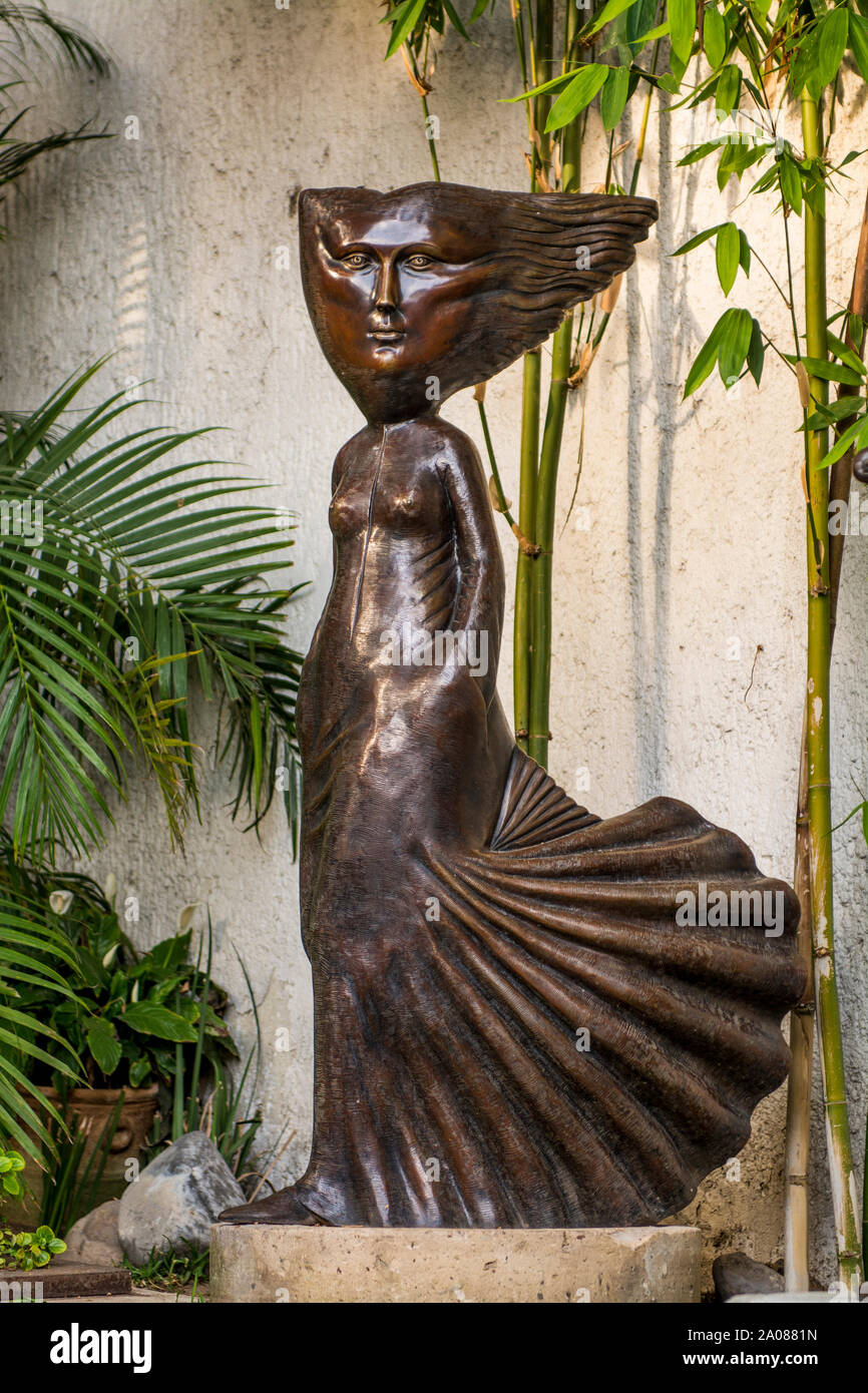 Artwork at the Sergio Bustamante Gallery, Tlaquepaque, near Guadalajara, Jalisco, Mexico. Stock Photo