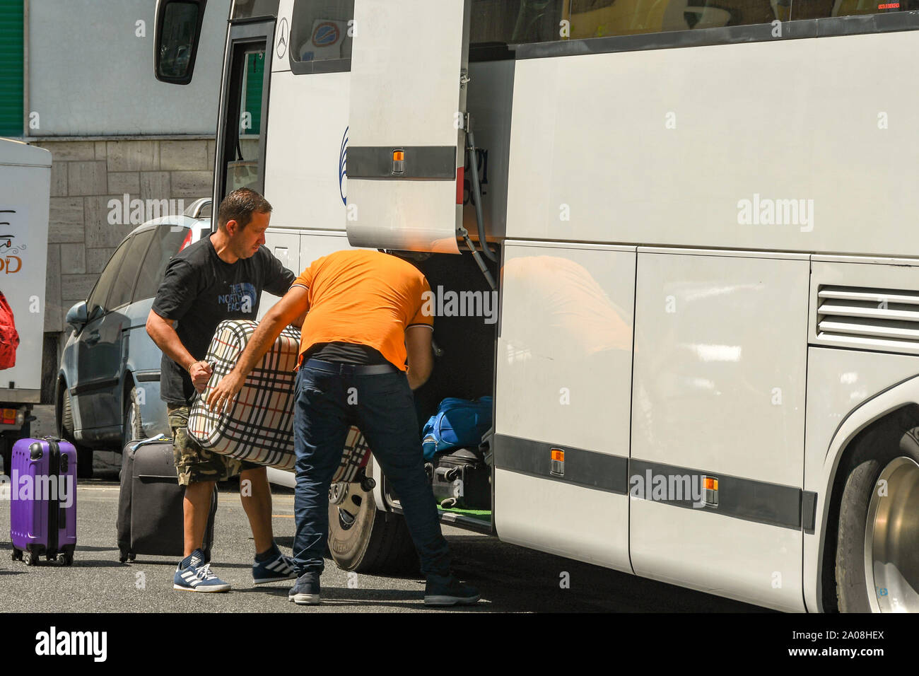 Bus luggage compartment hi-res stock photography and images - Alamy