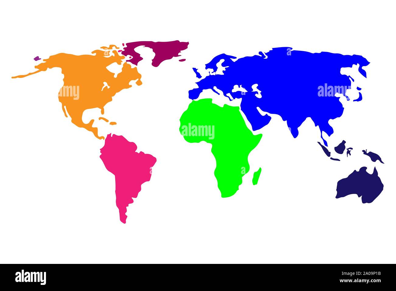 World map Vector illustration eps10 Stock Vector Image & Art - Alamy