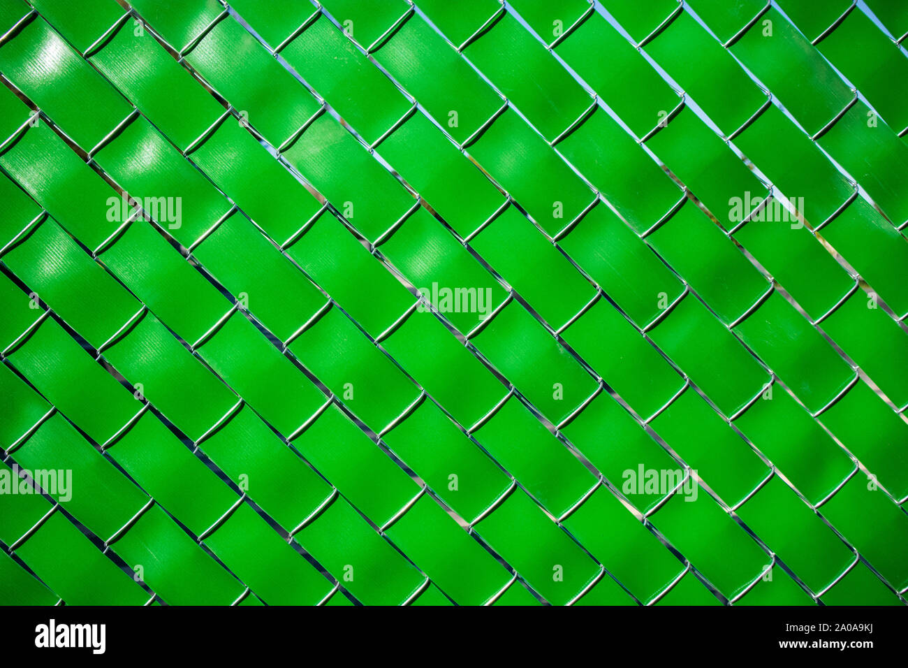 Green Fence Woven Graphic Background Stock Photo Alamy