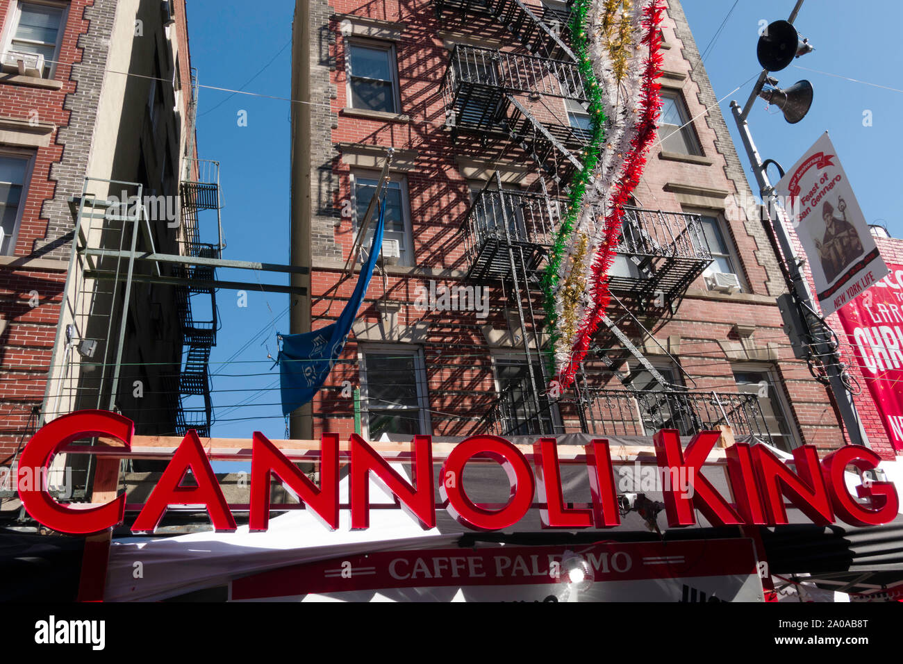 93rd Annual Feast of San Gennaro in Little Italy, New York City, USA Stock Photo