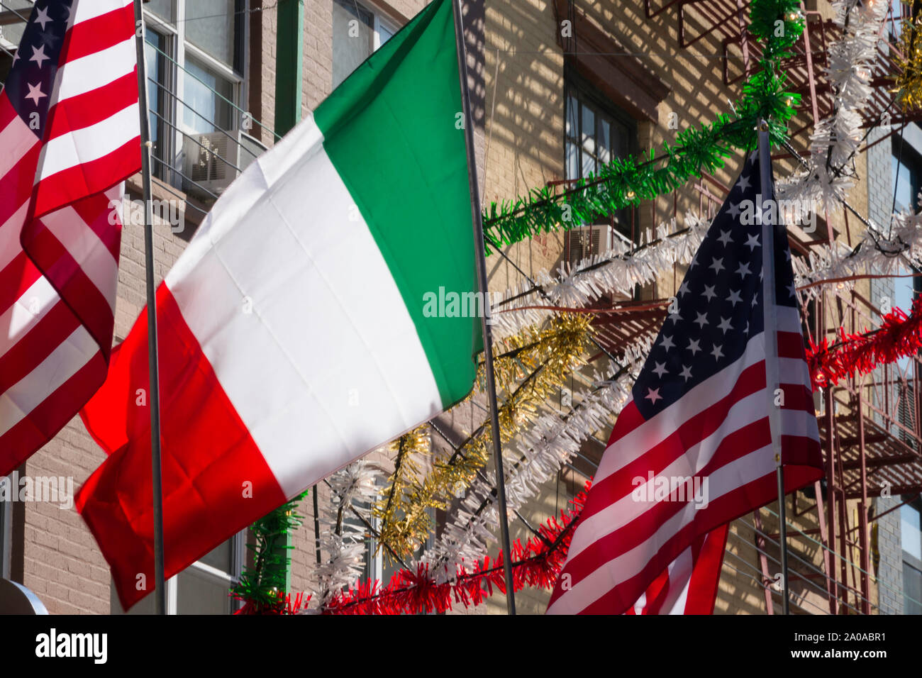 93rd Annual Feast of San Gennaro in Little Italy, New York City, USA Stock Photo