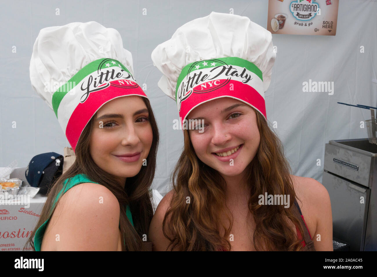 93rd Annual Feast of San Gennaro in Little Italy, New York City, USA Stock Photo