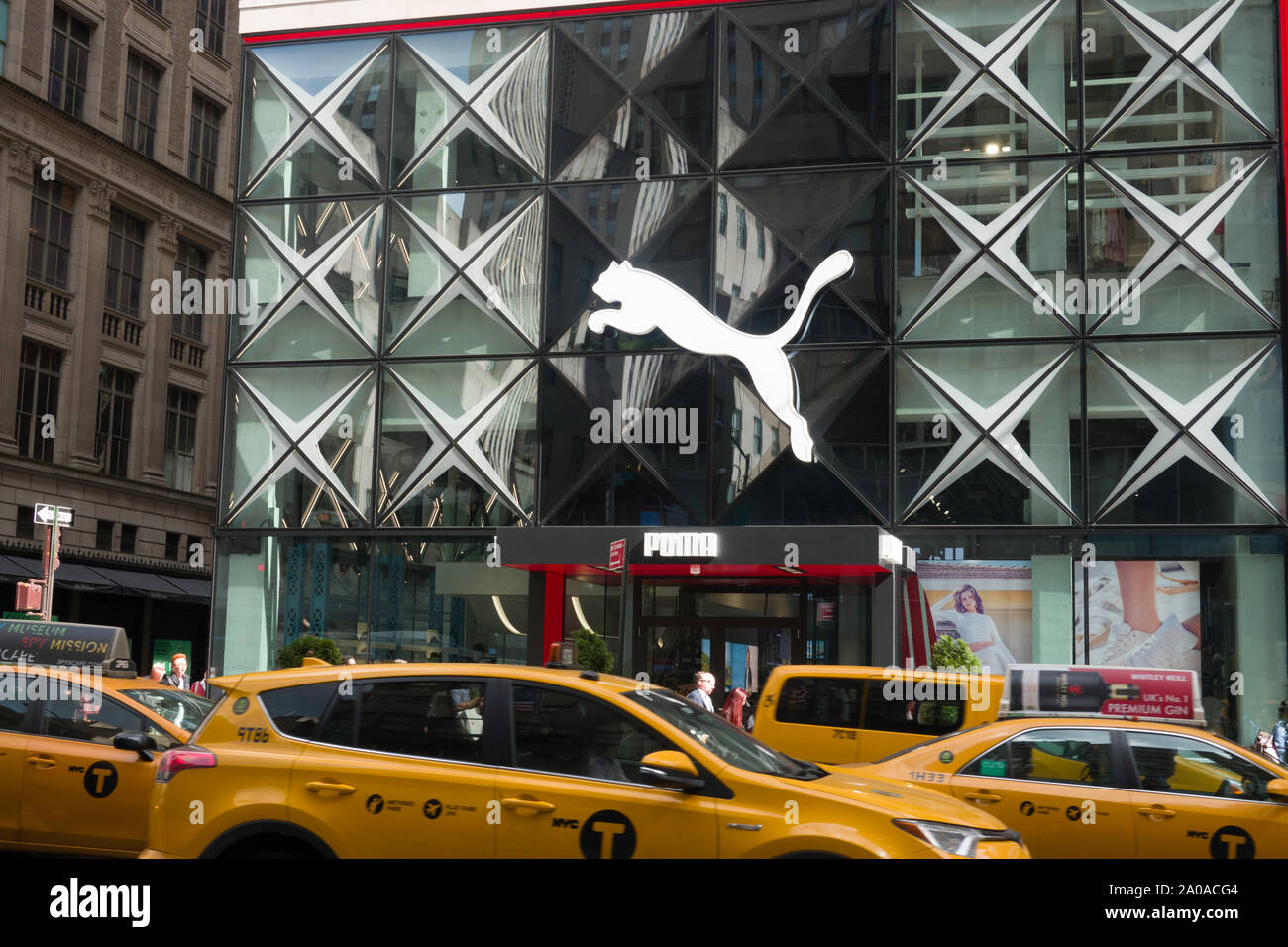 Puma Flagship Store on Fifth Avenue in New York City, USA Stock Photo