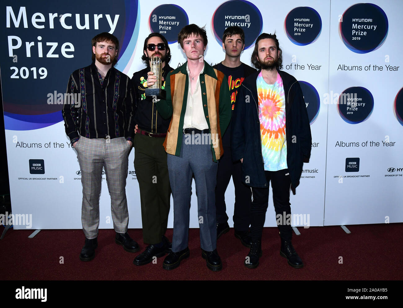 Fontaines DC during the Hyundai Mercury Prize 2019, held at the Eventim
