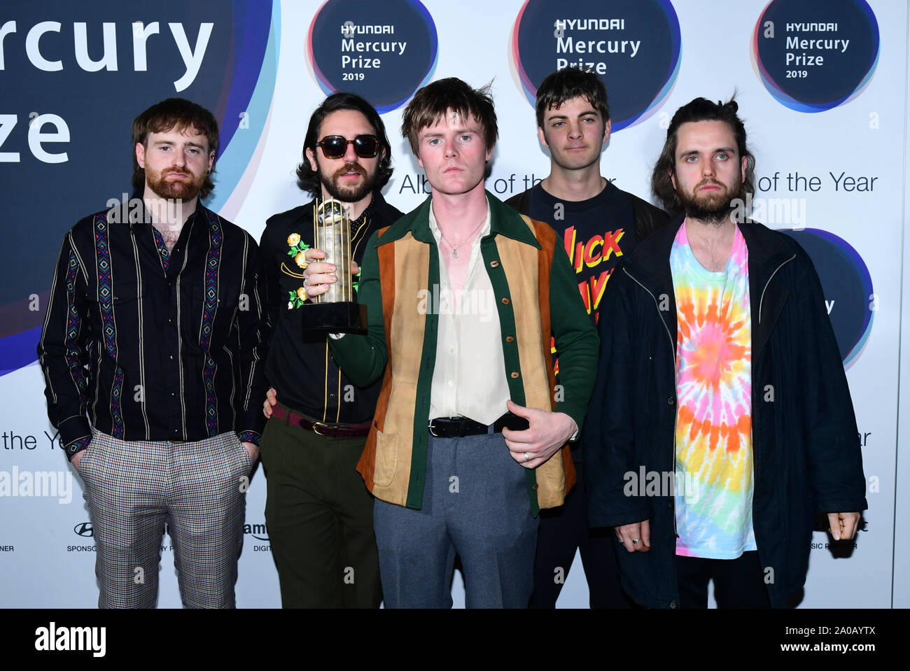 Fontaines DC during the Hyundai Mercury Prize 2019, held at the Eventim