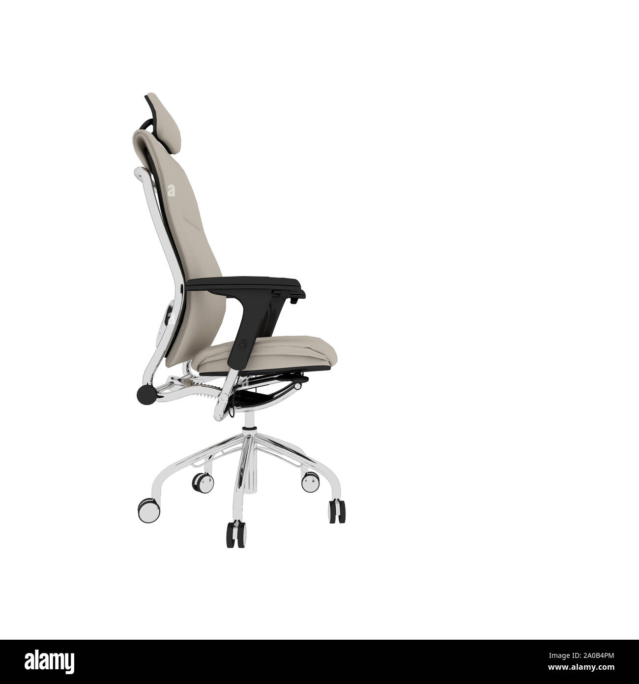 modern design armchair on white background Stock Photo