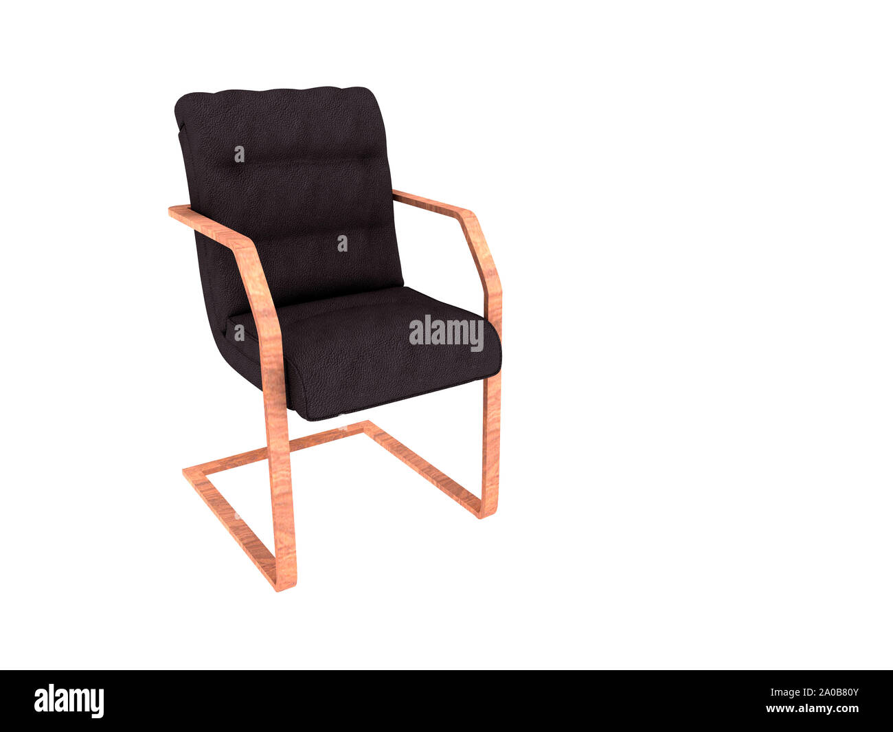 modern design armchair on white background Stock Photo
