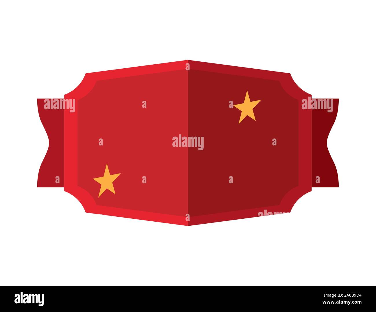 money symbol with ribbon vector illustration design Stock Vector Image ...