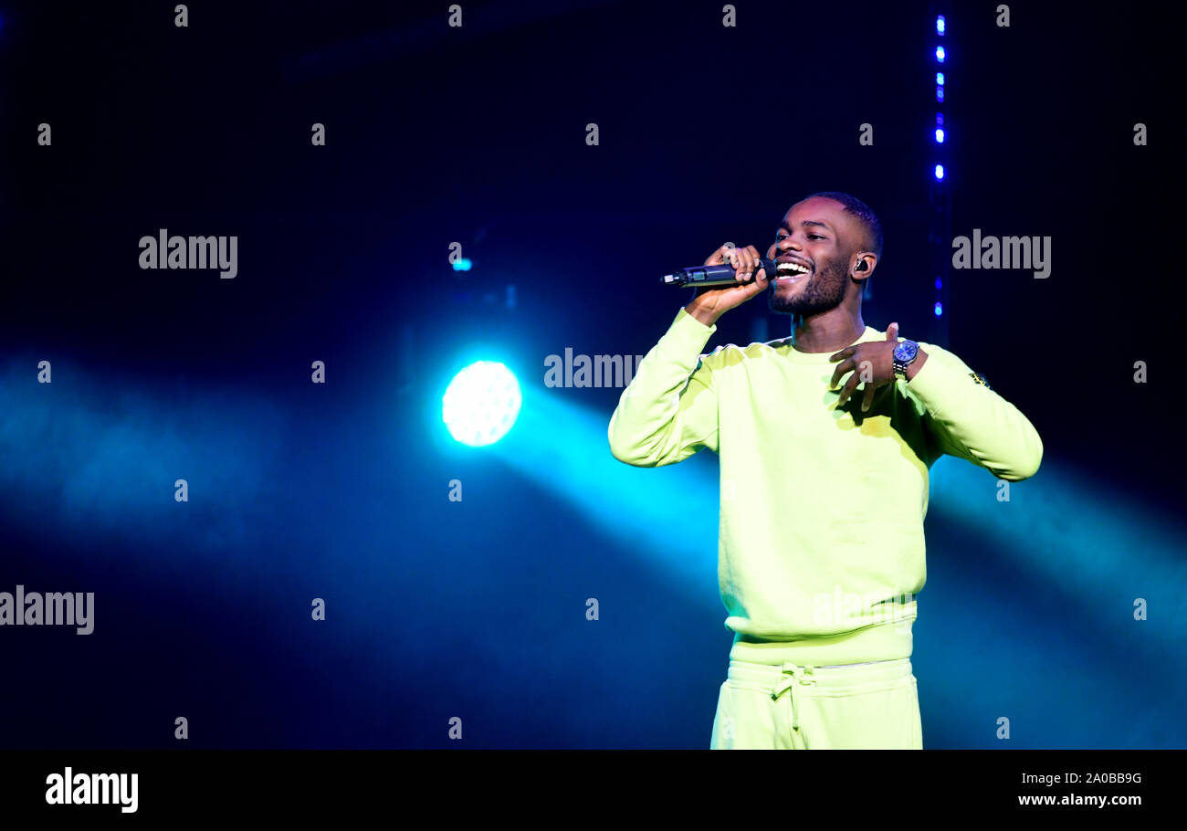 Dave performs after winning the Mercury Prize during the Hyundai ...