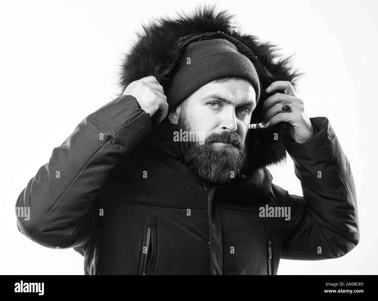 How to choose best winter jacket. Winter season menswear. Weather