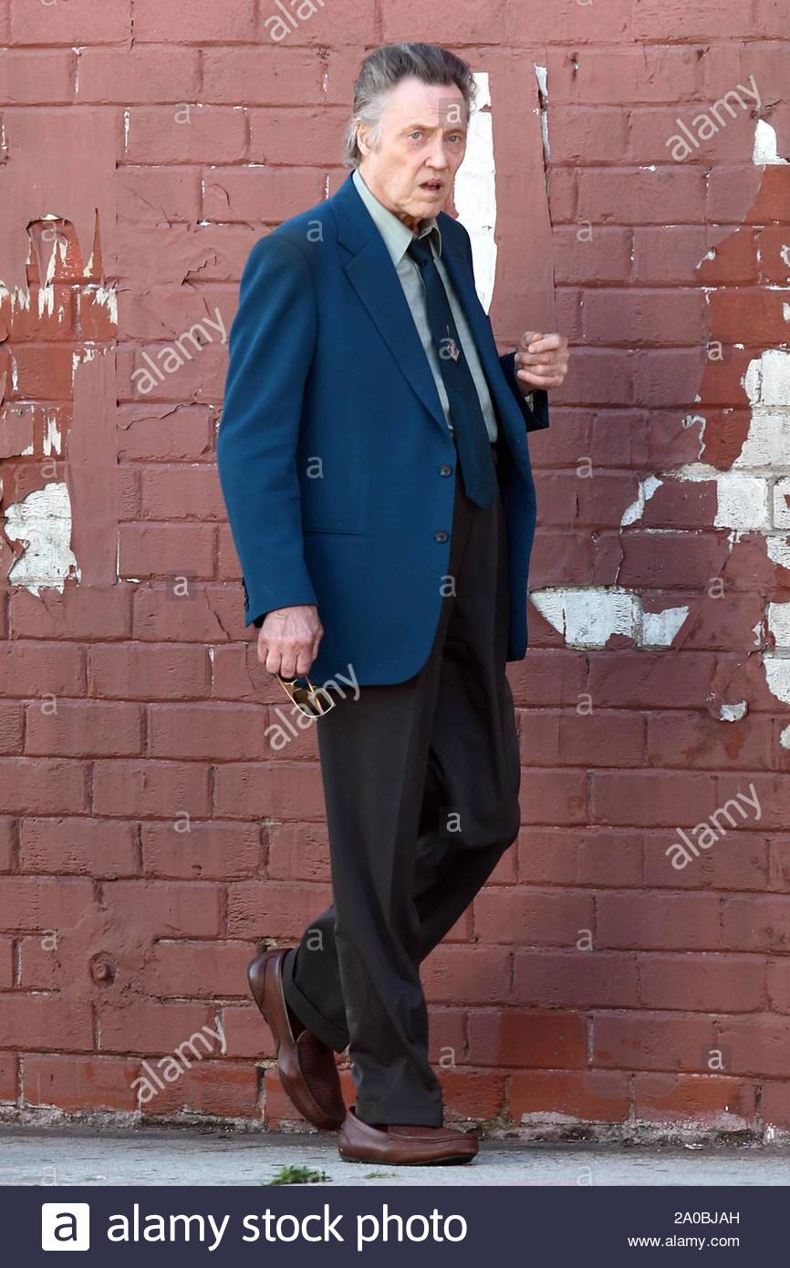 Los Angeles Ca Iconic Actors Al Pacino And Christopher Walken Were On The Set Of Their New Film Stand Up Guys In Downtown Los Angeles Today The Two Were On Set