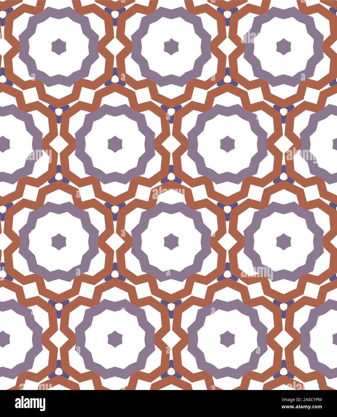 Seamless vector pattern in geometric ornamental style Stock Vector ...