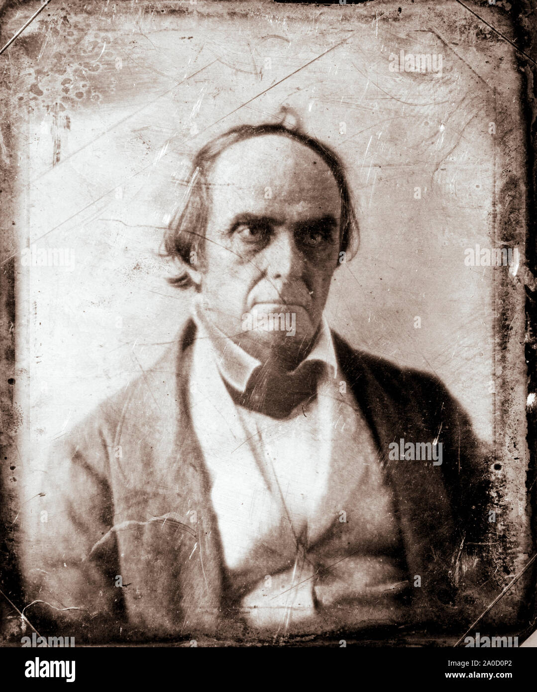 Daniel Webster, a Federalist and then a Whig congressman rose to become US Secretary of State 1882 Stock Photo