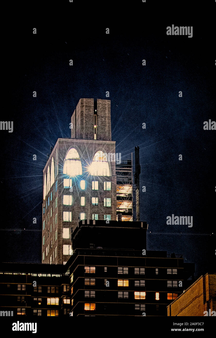 NYC Twilight Stock Photo