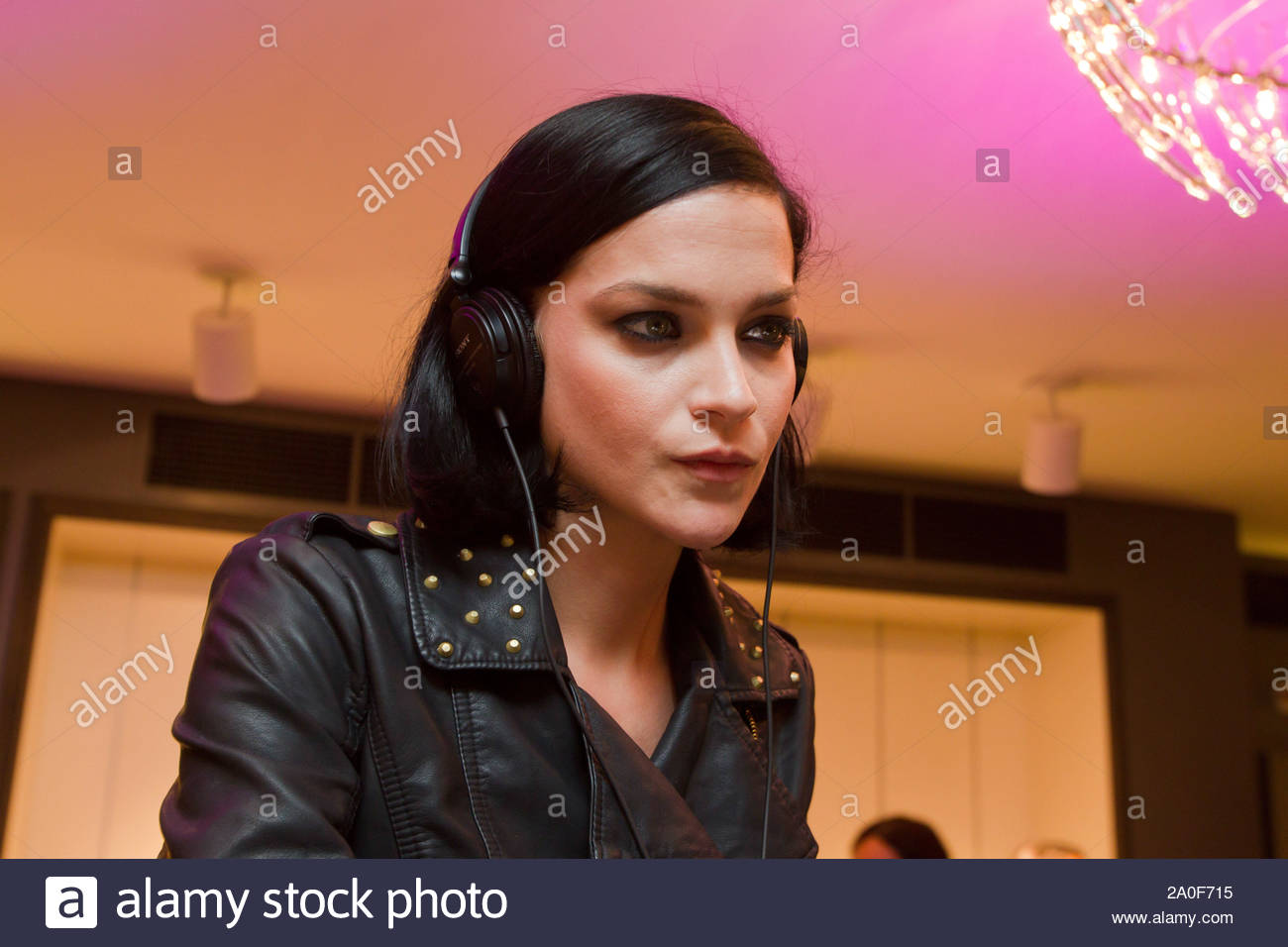 Madrid Spain American Dj And Model Leigh Lezark Attends The