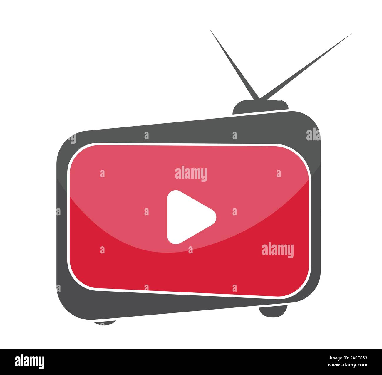 tv old vintage Stock Vector Image & Art - Alamy