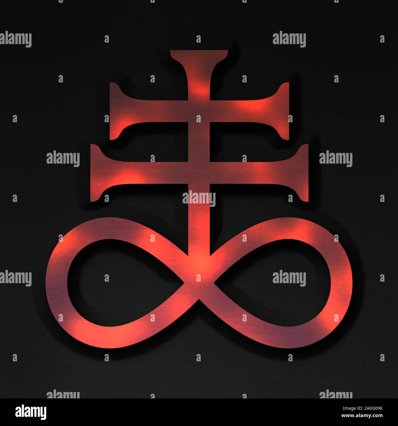 Alchemy Symbol - Sulfur Stock Photo